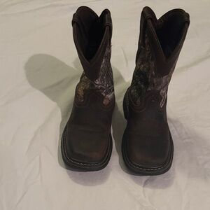 Rocky Kids Dark Brown Camouflage Boots